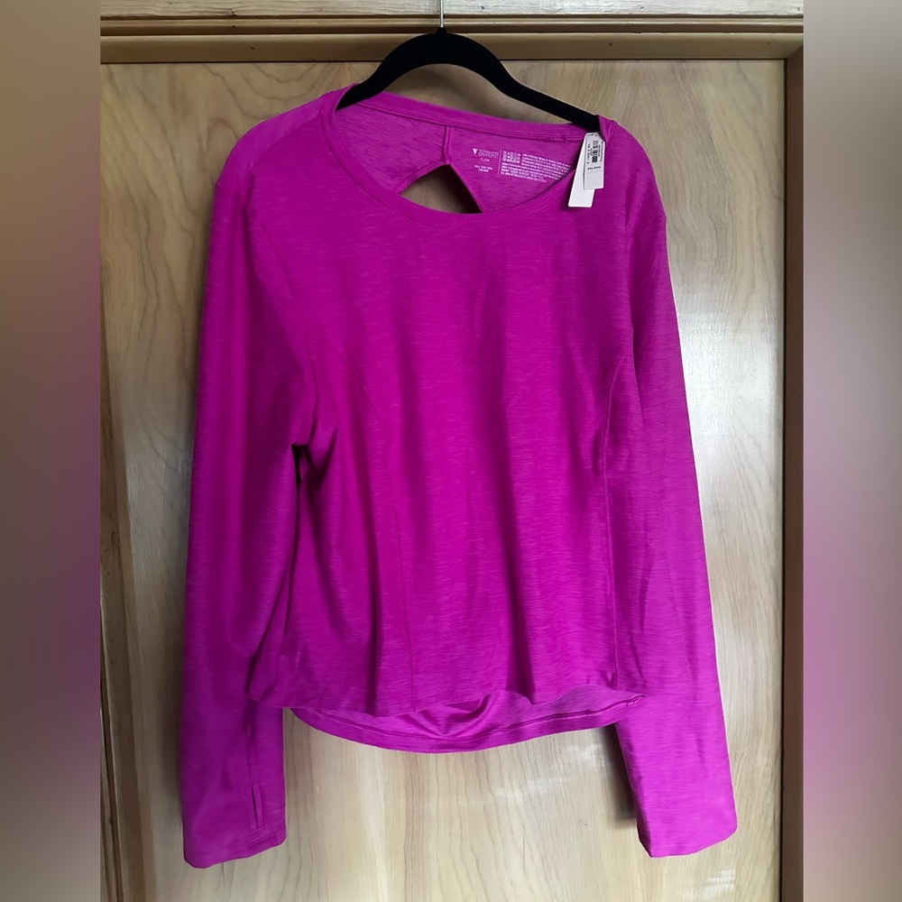 VS Victorias Secret  Pink Long Sleeve Top NWT XL